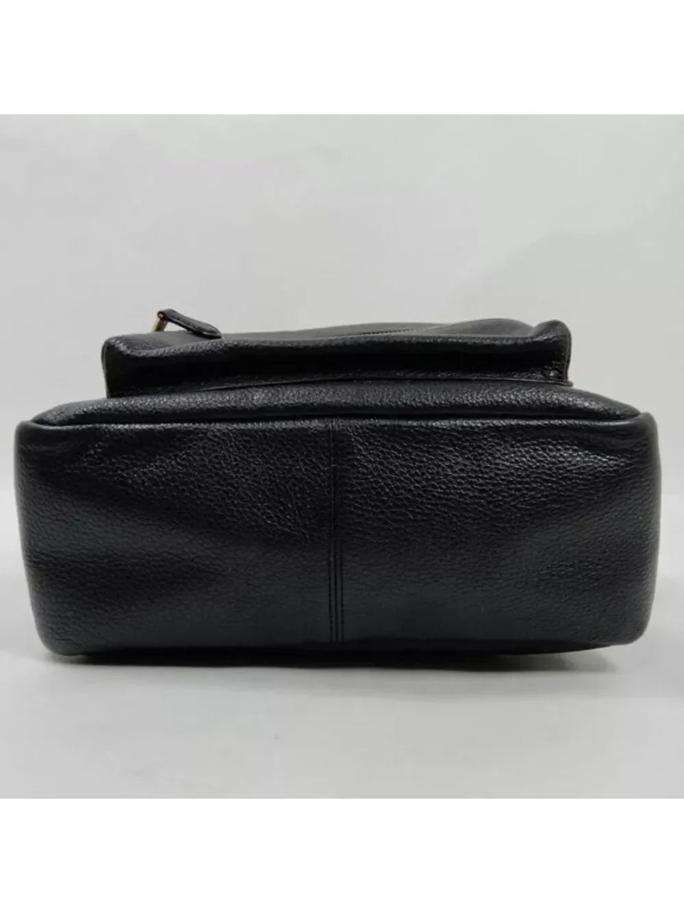 100% Authentic COACH Black Leather Backpack Bag
